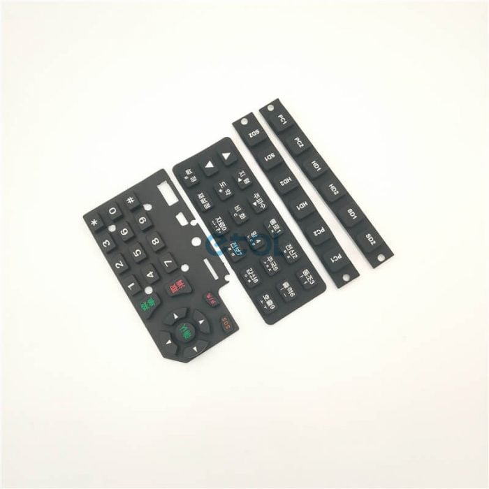 conductive silicone buttons