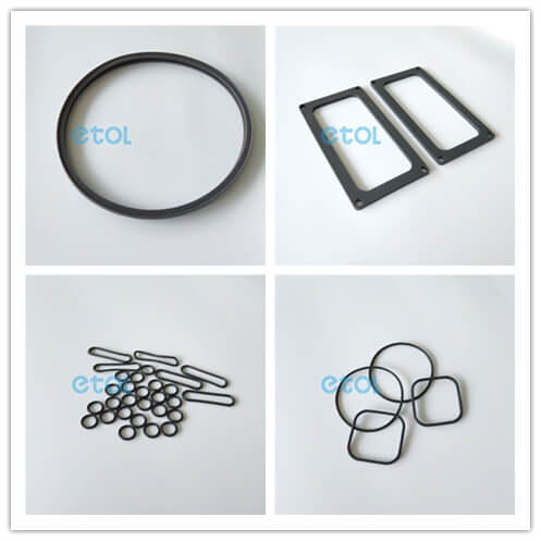 Custom durable square rubber seal/rubber silicone gasket - ETOL