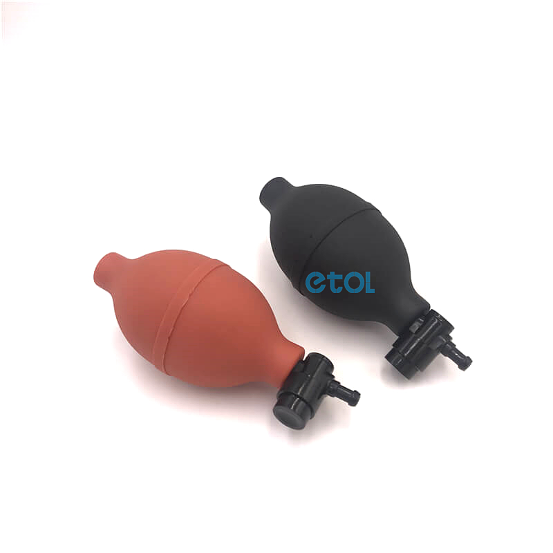 Silicone pump with air valve