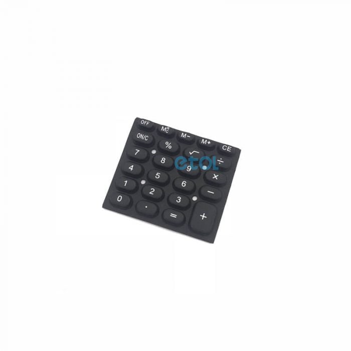 silicone rubber calculator keypad