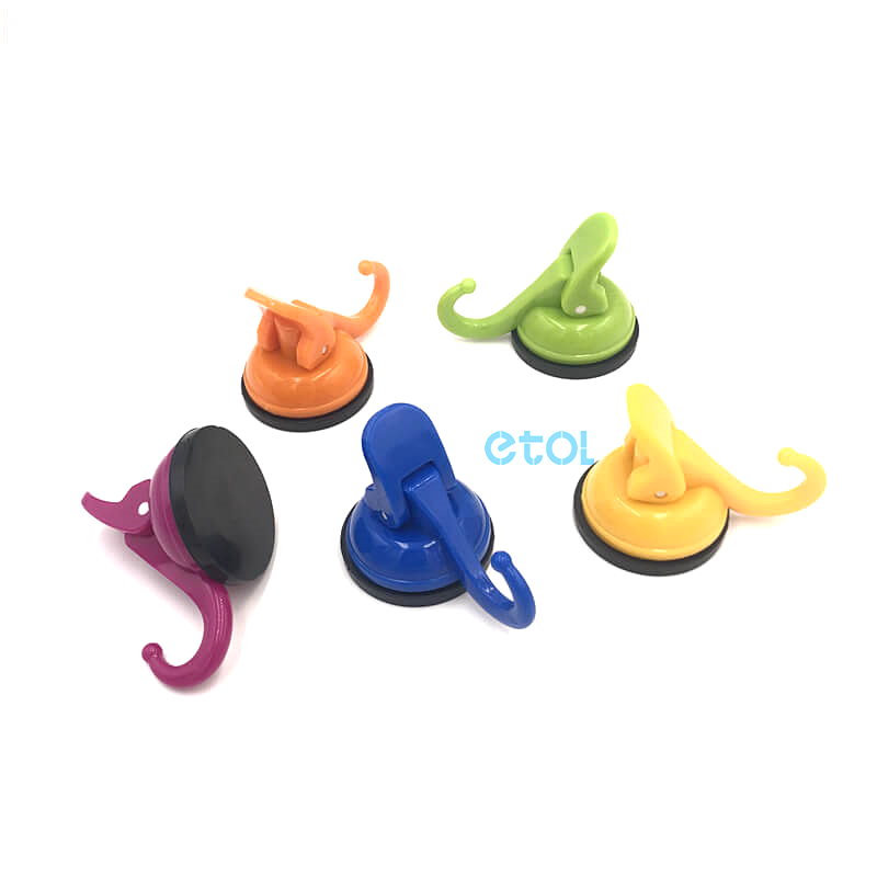 PVC suction cup with hook