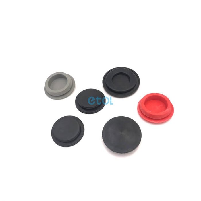 flat rubber plug