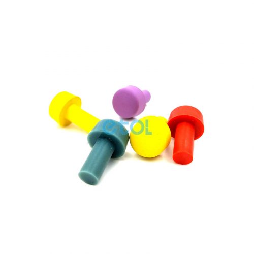colored rubber hole plugs