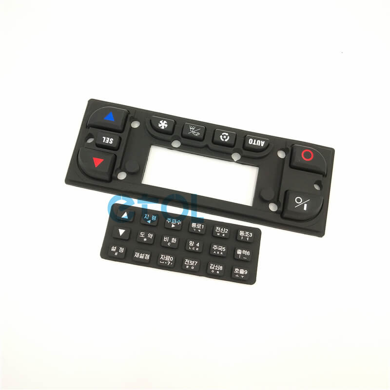 Automobile keyboard/slicone buttons