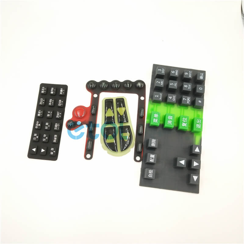 Electrical Silicone Rubber Keypad Push Button