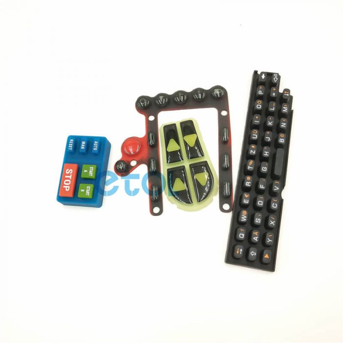 silicone keypad/rubber push buttons