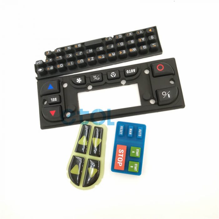 silicone keypads/push buttons