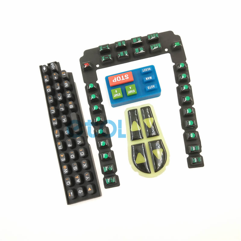 rubber push buttons/silicone keypads