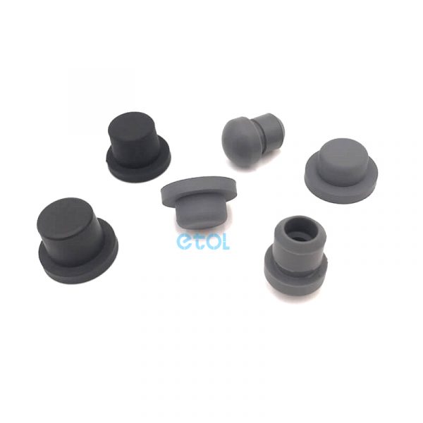 Custom made waterproof bottle seal rubber plug silicone stopper ETOL