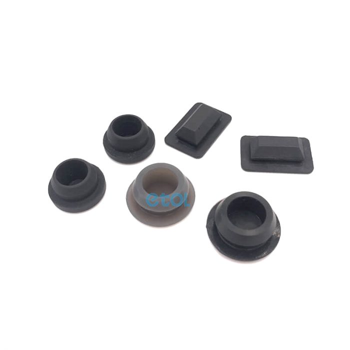 rectangular rubber plug