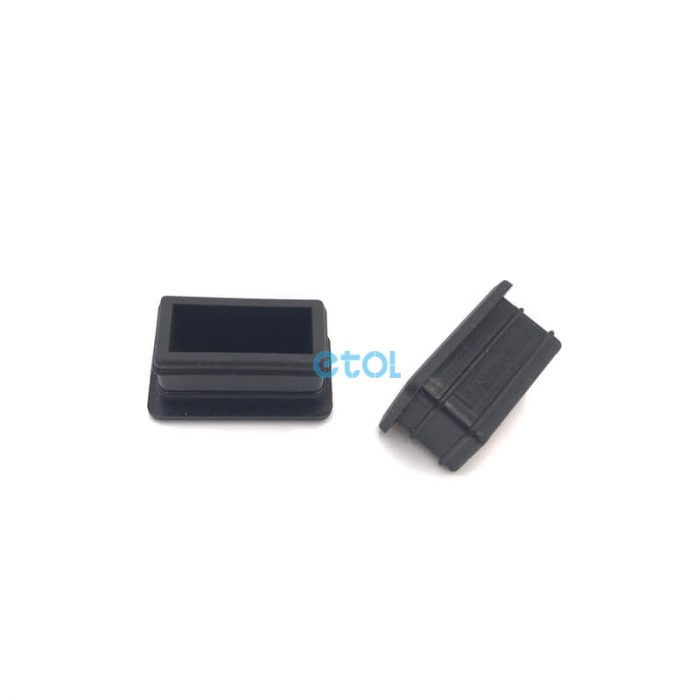 waterproof rectangular plug square silicone rubber cover - ETOL