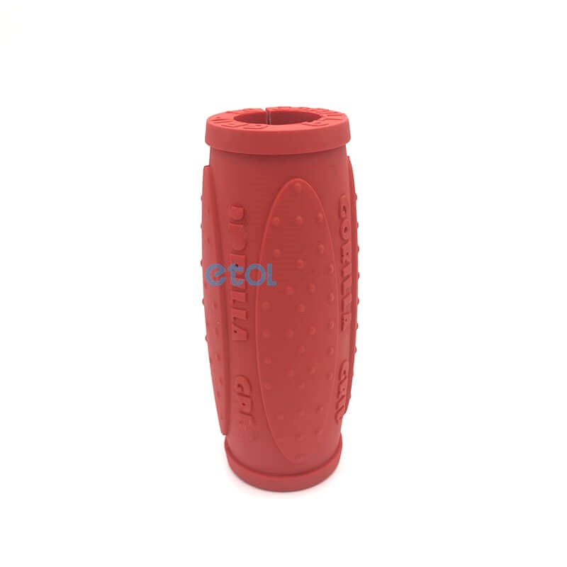 red rubber handle
