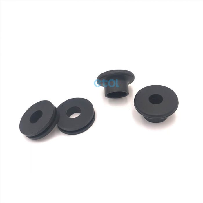 Anti vibration grommet push in with four holes ETOL