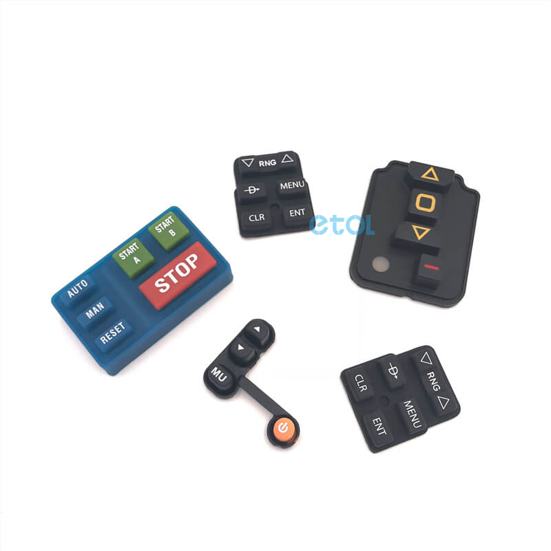 rubber push button switches