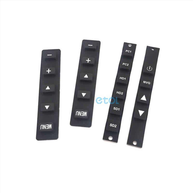 custom made silicone button rubber keypads