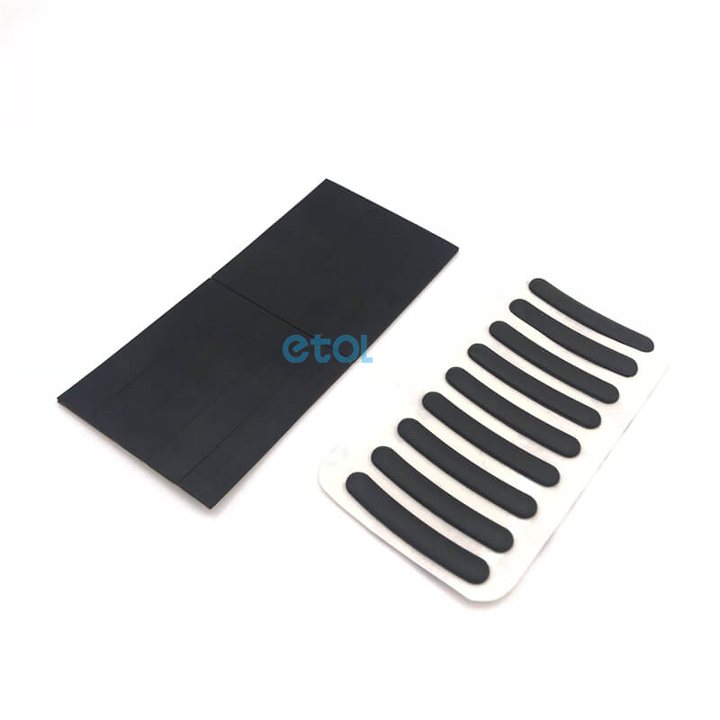 Self Adhesive Rubber Stick On Rectangle Strips 