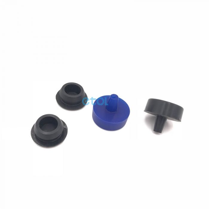8mm rubber plug with hole