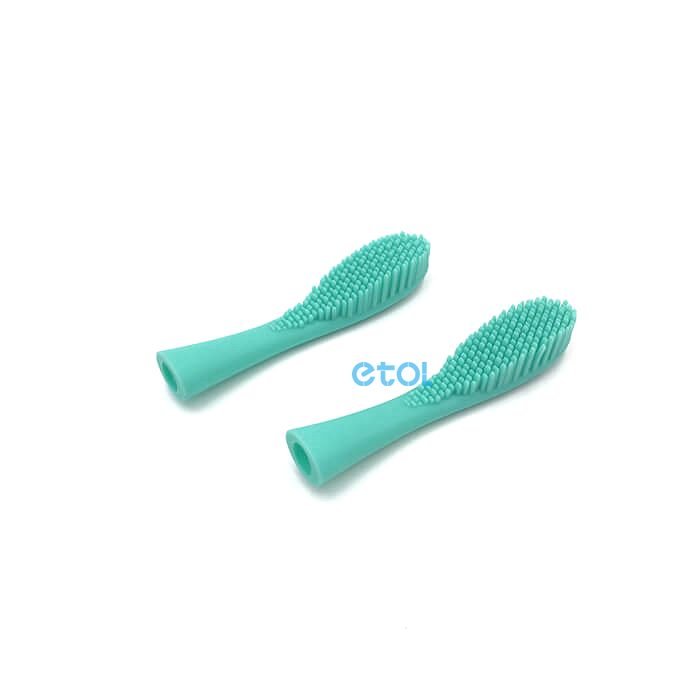 toothbrush with silicone bristle