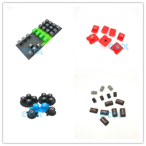 silicone keypad/push buttons