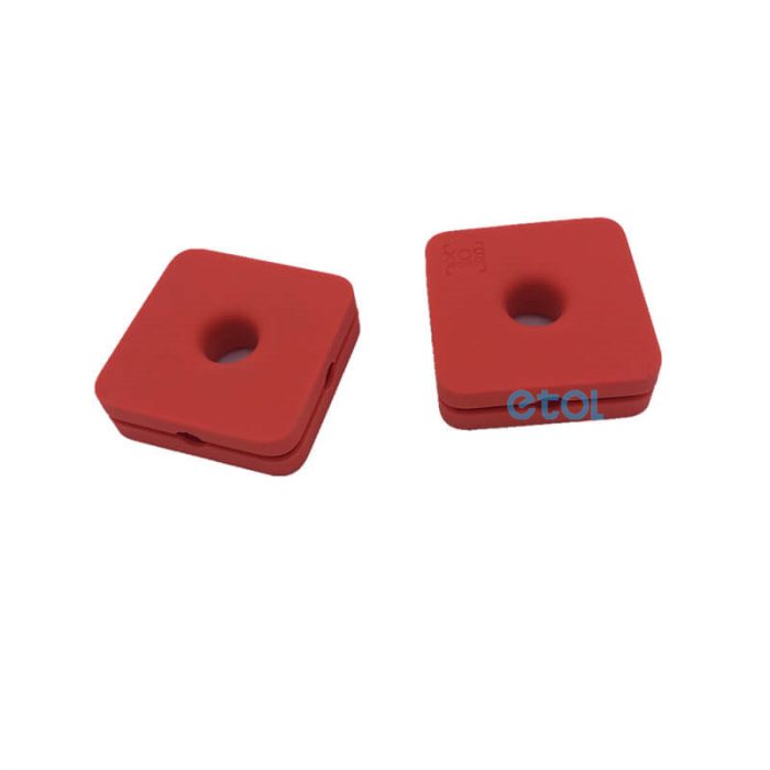 square silicone grommet