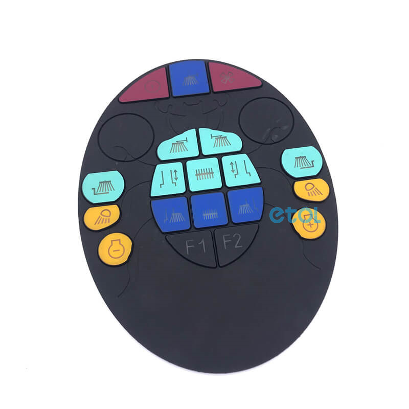 rubber button pad