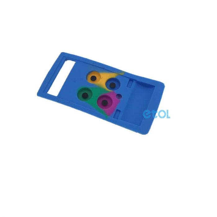 colored silicone keypad