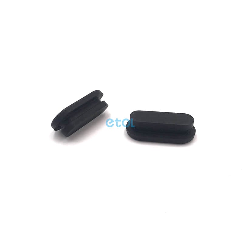 rectangular rubber plug