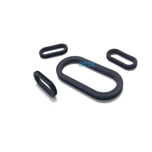 angled rubber grommet