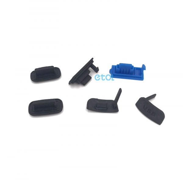 Rubber USB port cover protective dust silicone caps ETOL