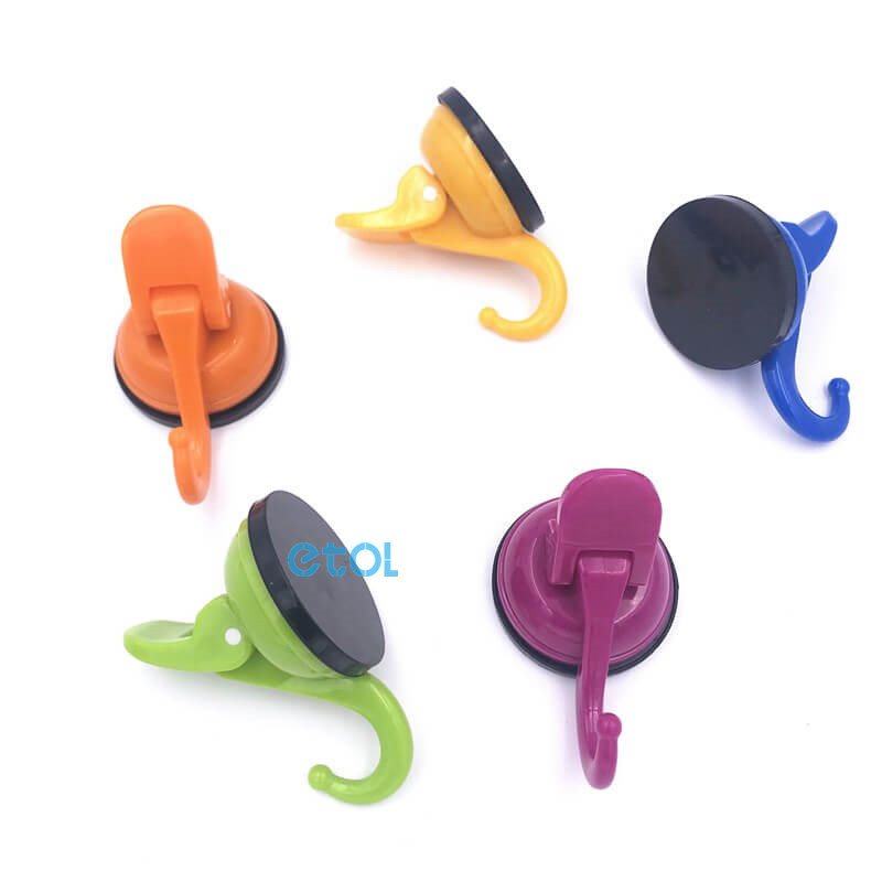60mm rubber suction cups with hook