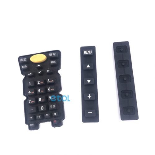 silicone elastomer numeric keypad