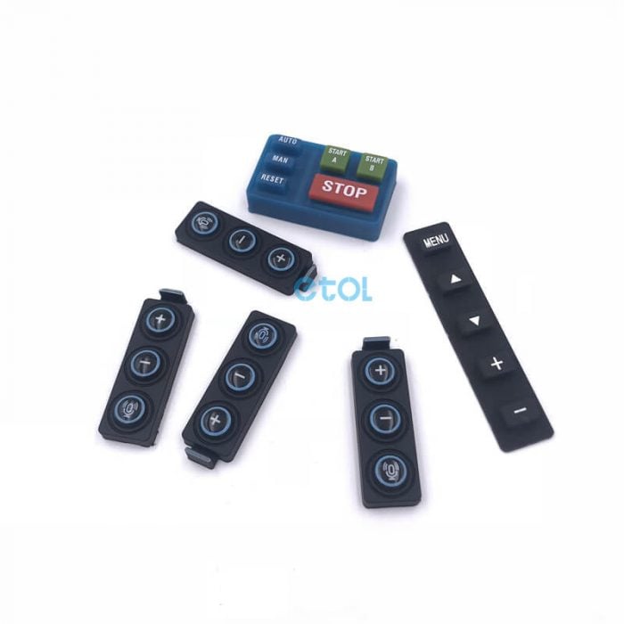 rubber laser etching keypads