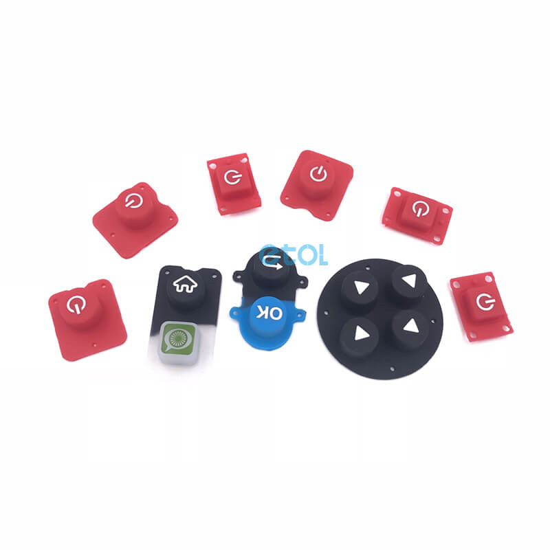 laser silicone keypad