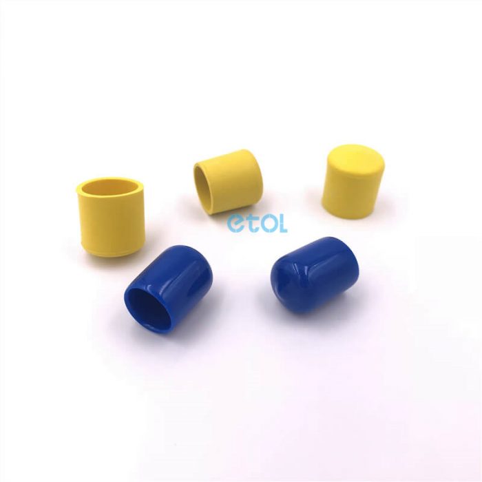 flexible PVC caps for tubing