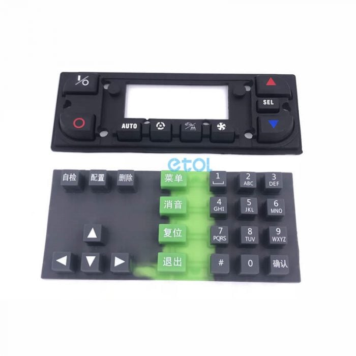 equipment silicone keypad