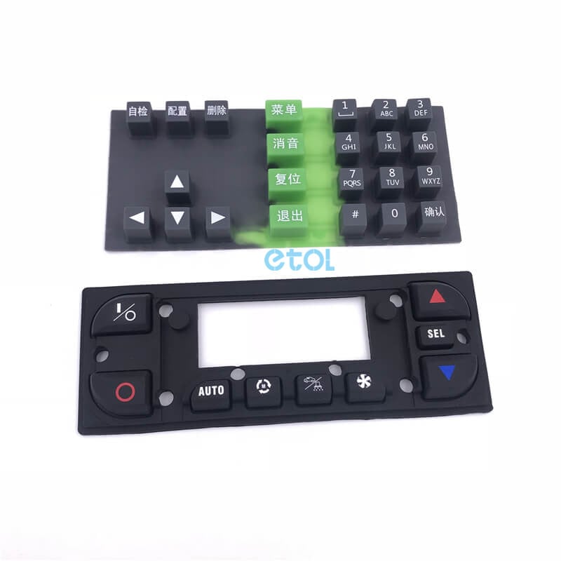 industrial silicone keypad