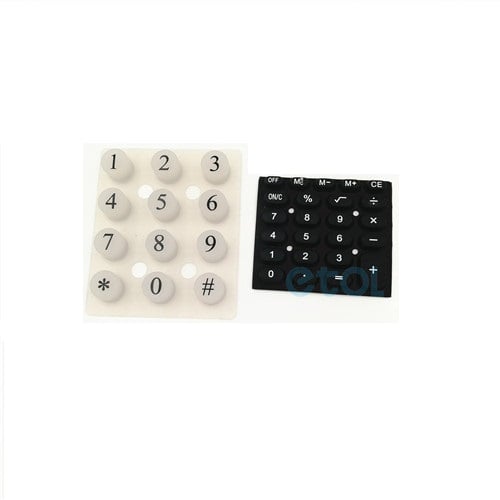 silicone numeric keypad