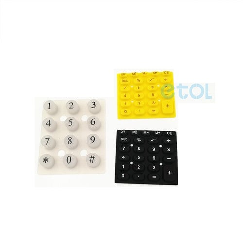 transparent silicone keypads