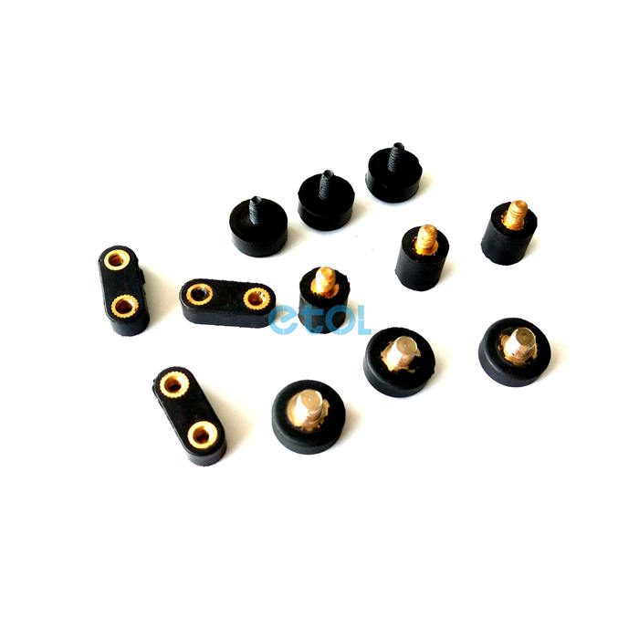 Different Shape Silicone Rubber Mounts With Metal Parts - ETOL