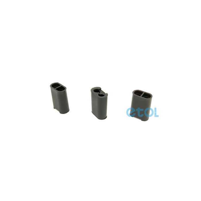 Custom butyronitrile rubber grommets for wire connector - ETOL