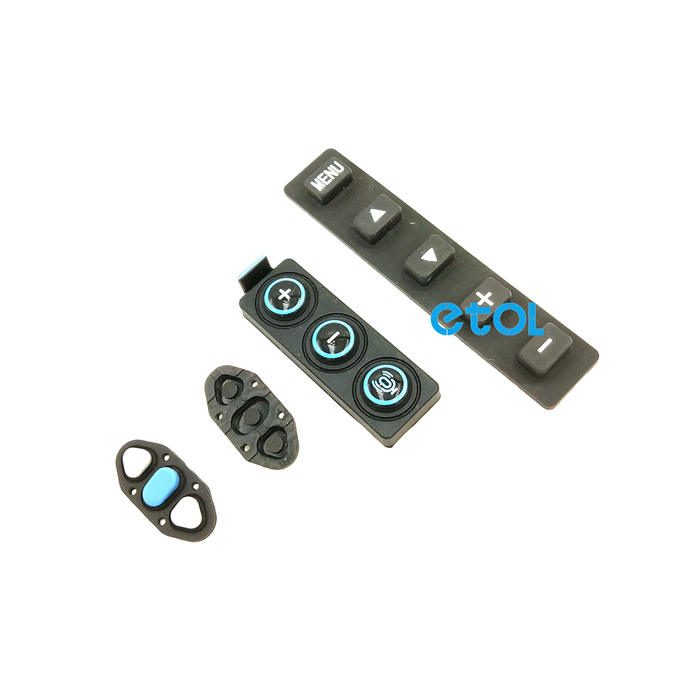 Soft touch push buttons/conductive silicone switch buttons - ETOL