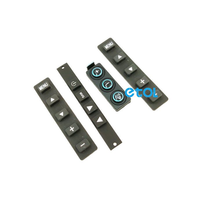 custom silicone membrane keypads/silicone buttons with printing - ETOL