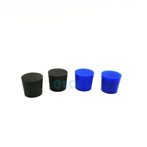 Silicone hole plugs customized solid tapered rubber plug ETOL