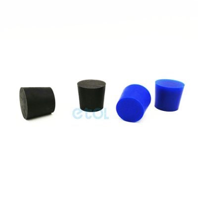 Silicone hole plugs customized solid tapered rubber plug - ETOL