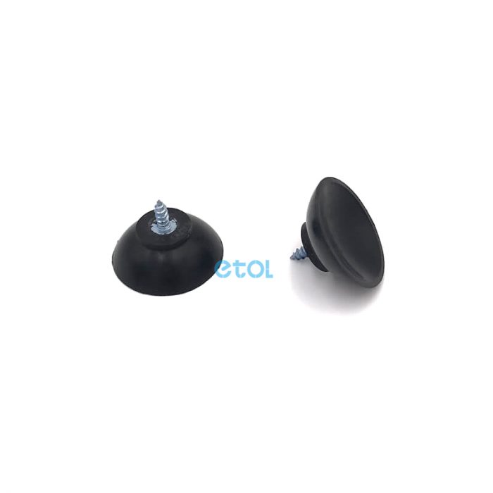 suction cups with threaded screw