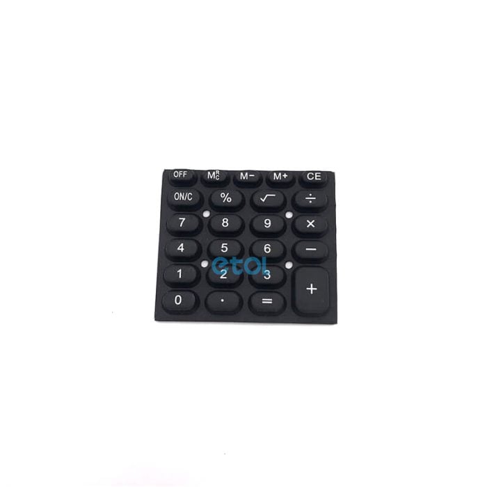 silicone keypad for calculator