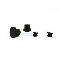 black rubber stopper