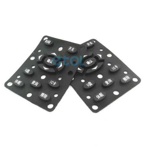 silicone keypad button