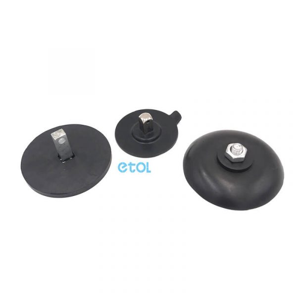 Suction Cups Glass Table With Threaded Screw ETOL