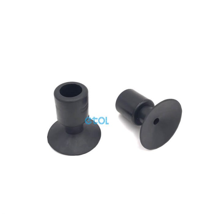 Custom Made Silicone Rubber Suction Cup Feet - ETOL